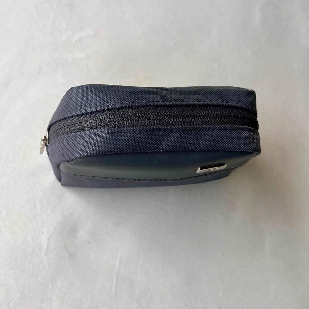 Tumi for Delta Gray Nylon Travel Toiletry Bag